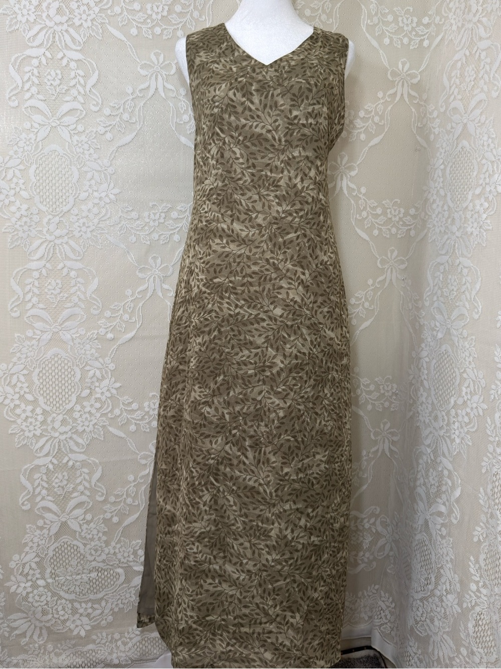 OLD NAVY KAHKI MAXI  DRESS